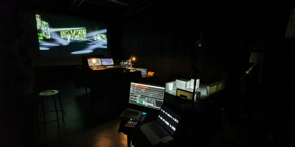 Simulation 3D en temps réel : travail en studio, dans les locaux de SWING le Lab.